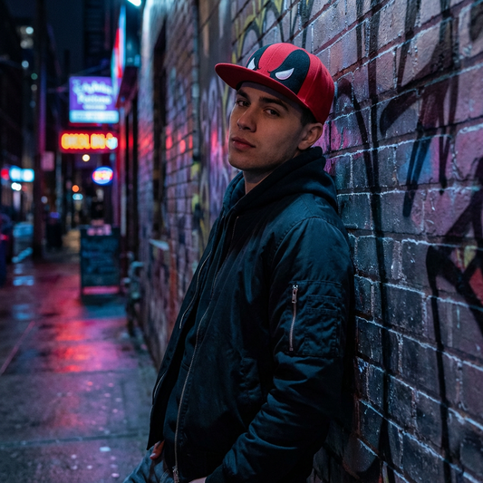 AI try-on - Casquette Marvel - Deadpool Mask