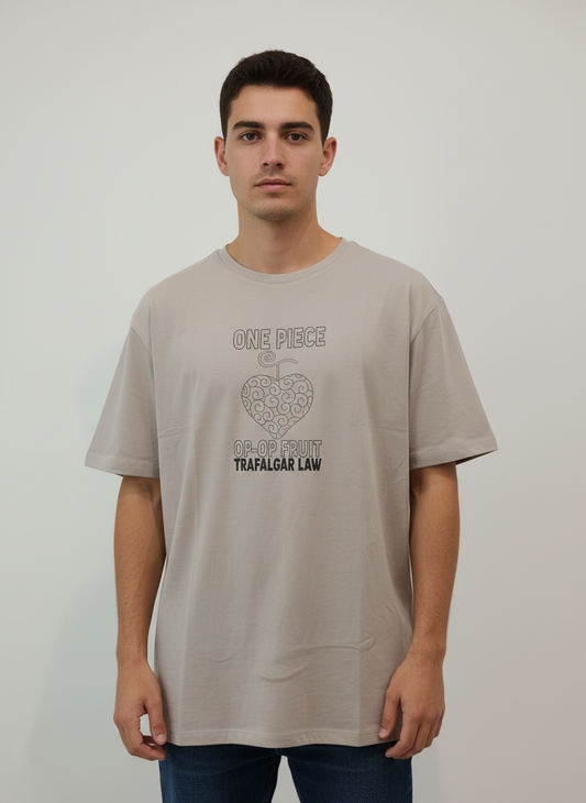 T-Shirt Oversize One Piece Chopper Beige – Officiel Manga One Piece