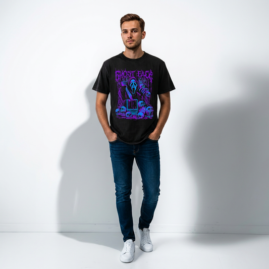 T-Shirt Ghost Face Killer - Un incontournable pour les fans Ghost Face