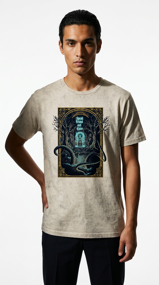 Lord Of The Rings Moria Gate T-Shirt for Fans The Lord Of The Rings
