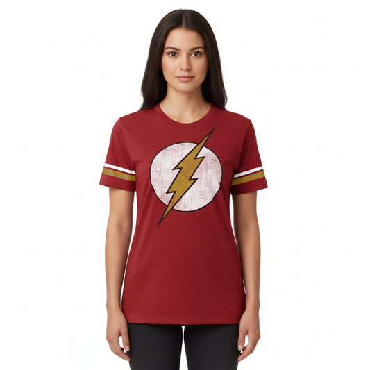 T-shirt Rouge Flash DC Comics Officiel