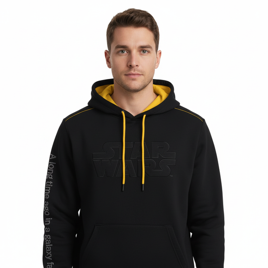 Sweat Star Wars Noir – Hoodie Officiel Logo