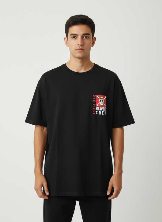 T-Shirt One Piece Doflamingo Oversize Noir One Piece