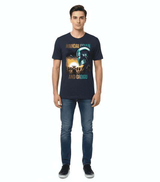 T-shirt Mandalorian Grogu, design Star Wars, collection