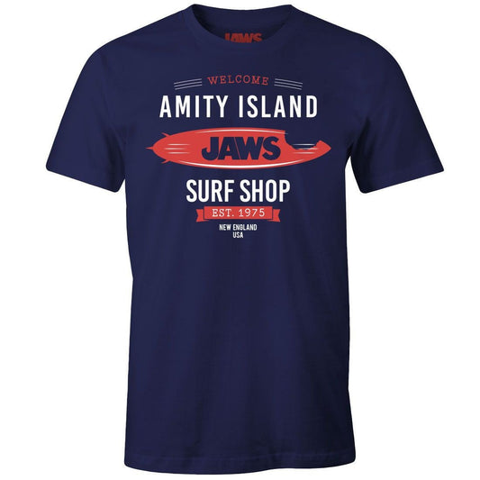T-shirt Les Dents de la Mer - Amity Island Surf Shop - Legend Stuff - Jaws - T-shirt