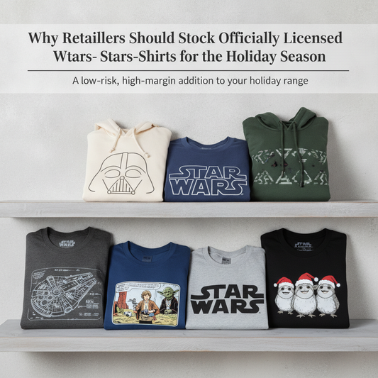 Why Retailers Should Stock Officially Licensed Star Wars T-Shirts for the Holiday Season