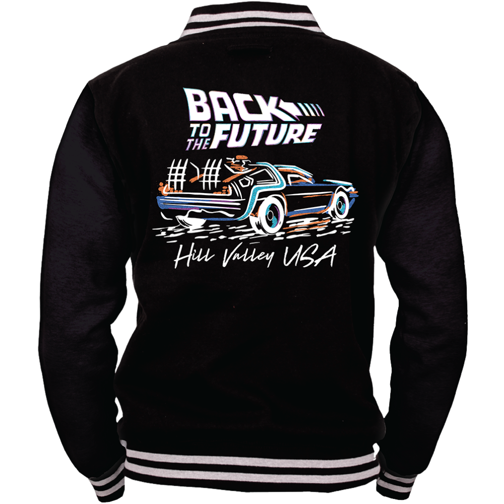 Veste Varsity Officielle Back to the Future – Hill Valley USA – Unisexe
