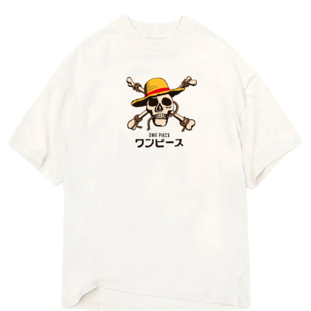 T-shirt One Piece Officiel Unisexe avec Logo Mugiwara