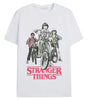 T-shirt Stranger Things - Retro Bikers - Legend Stuff avec illustration des personnages à vélo, style vintage. T-shirt classique pour fans de la série Netflix.