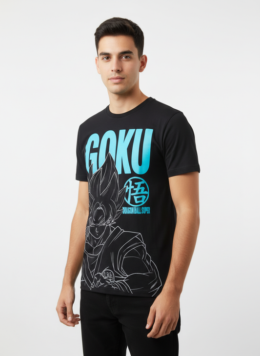 T-Shirt Dragon Ball Z Goku Super Saiyan Premium Noir Dragon Ball Z