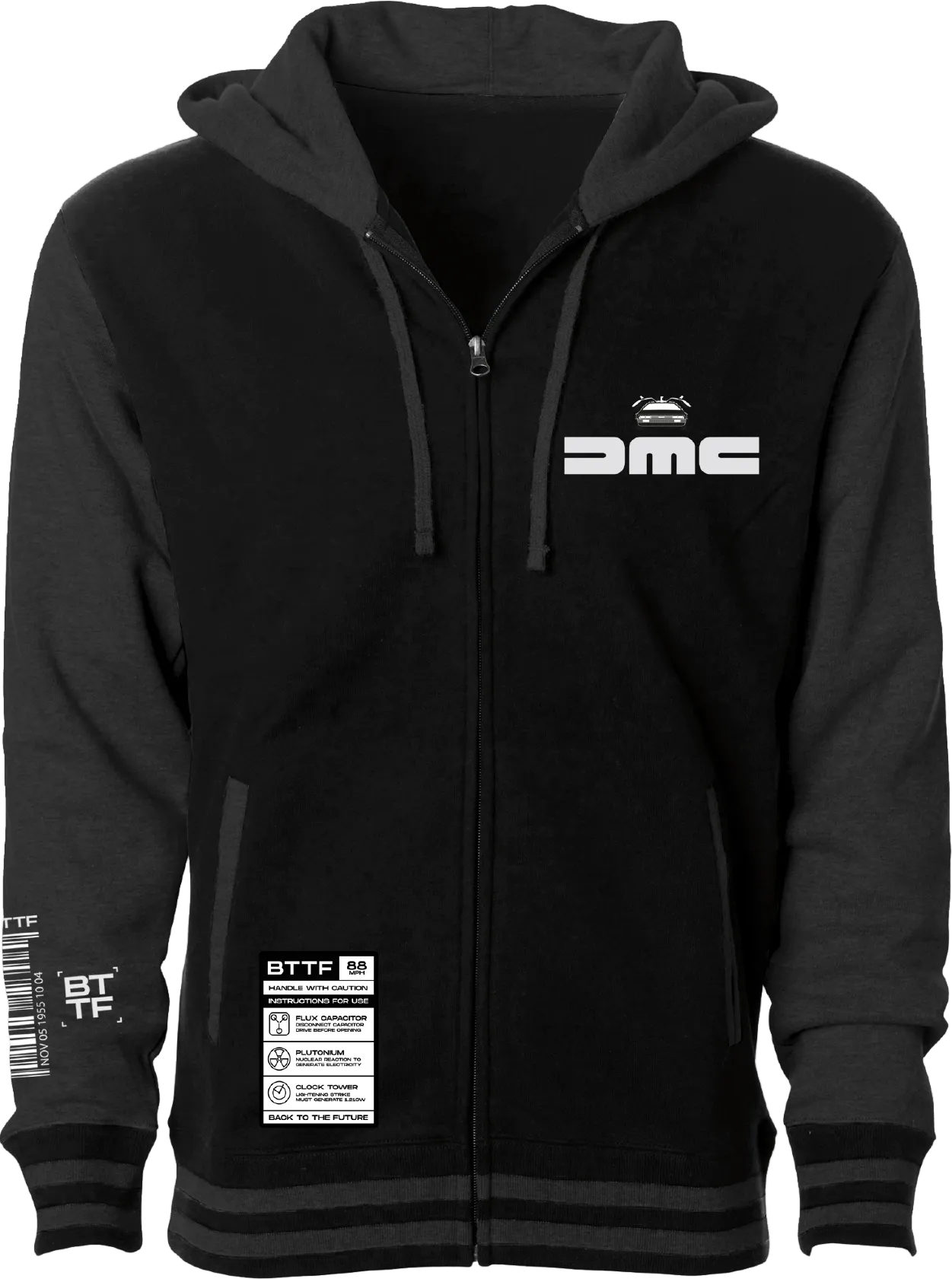 Sweat-shirt Retour vers le Future DMC DeLorean