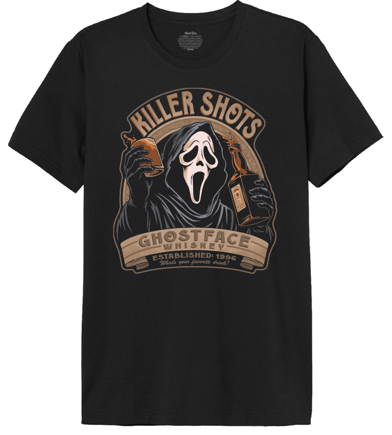 T-Shirt Ghost Face Killer Shots - Edition Horror Cult 1996 Legend Stuff