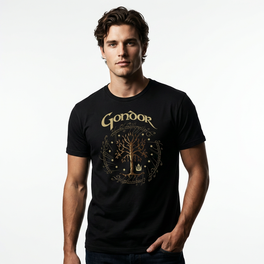 T-Shirt Seigneur des Anneaux Arbre de Gondor Heritage Stone Wash