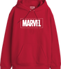 Hoodie Marvel Logo Rouge – Licence Officielle Marvel