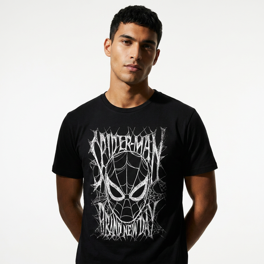 Spider-Man Brand New Day Graphic T-Shirt - Black Spiderman