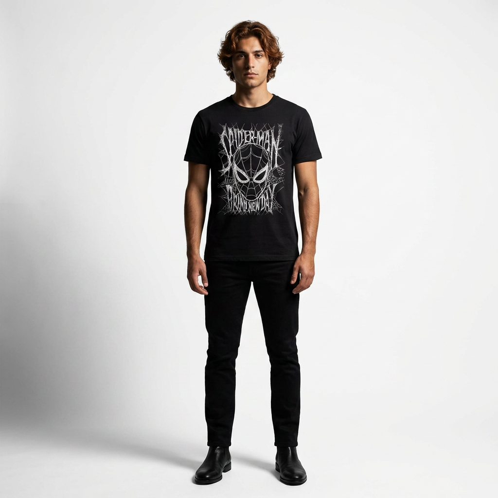 Spider-Man Brand New Day Graphic T-Shirt - Black Spiderman