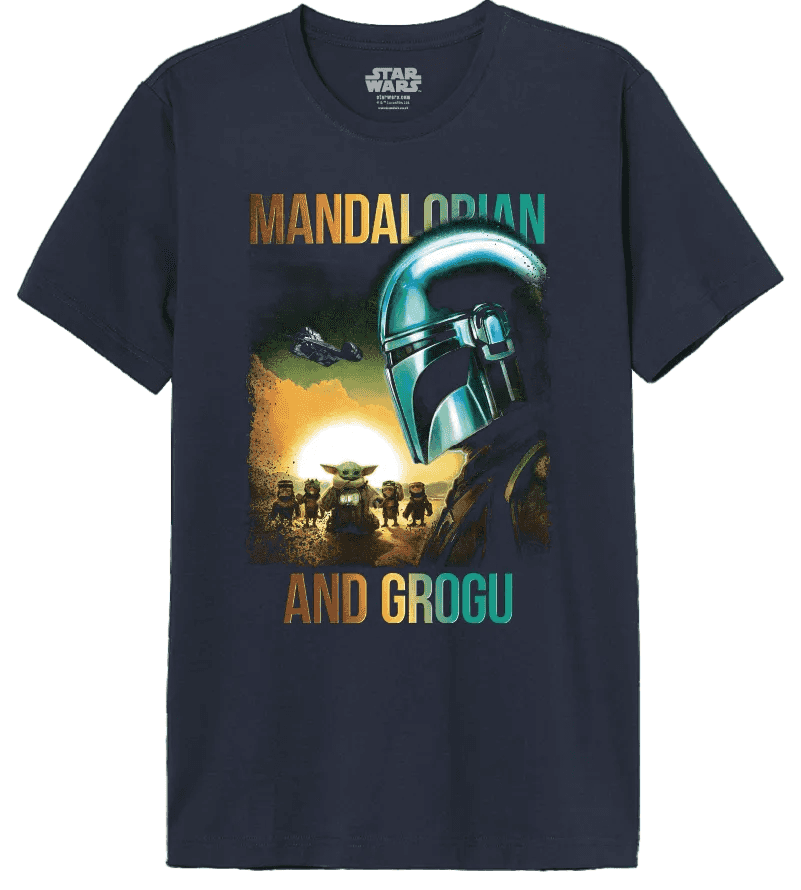 T-shirt Mandalorian Grogu, design Star Wars, collection