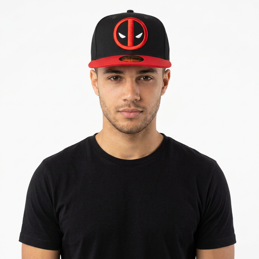 AI try-on - Casquette Marvel Deadpool - Logo