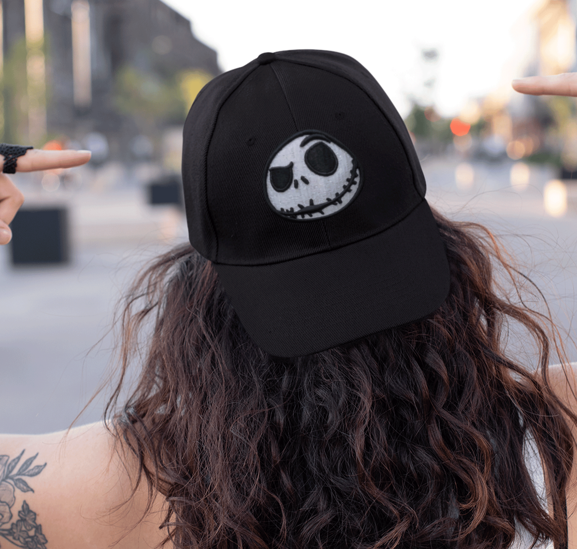 Casquette Black JACK SKULLINGTON - LOGO - Legend Stuff - Disney - Casquette