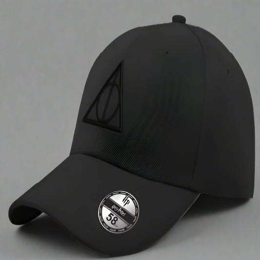 Casquette Harry Potter - DEATHLY HALLOWS BLACK LOGO - Legend Stuff - Harry Potter - Casquette