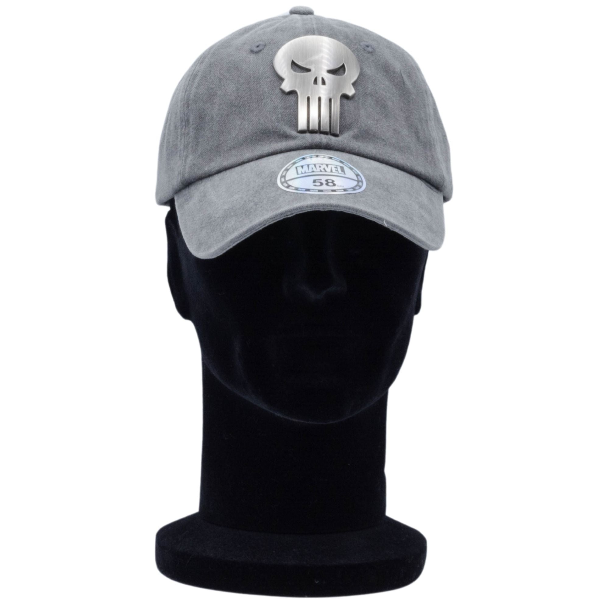 Casquette Marvel The Punisher - DENIM METALLIC LOGO - Legend Stuff - MARVEL - Casquette