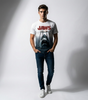 T-shirt Les Dents de la Mer - Jaws Design Tye and Dye