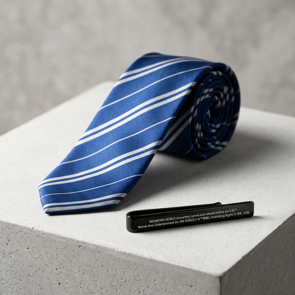 Écharpe Ravenclaw Héritage Premium - Rayures Officielles