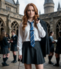 Écharpe Ravenclaw Héritage Premium - Rayures Officielles
