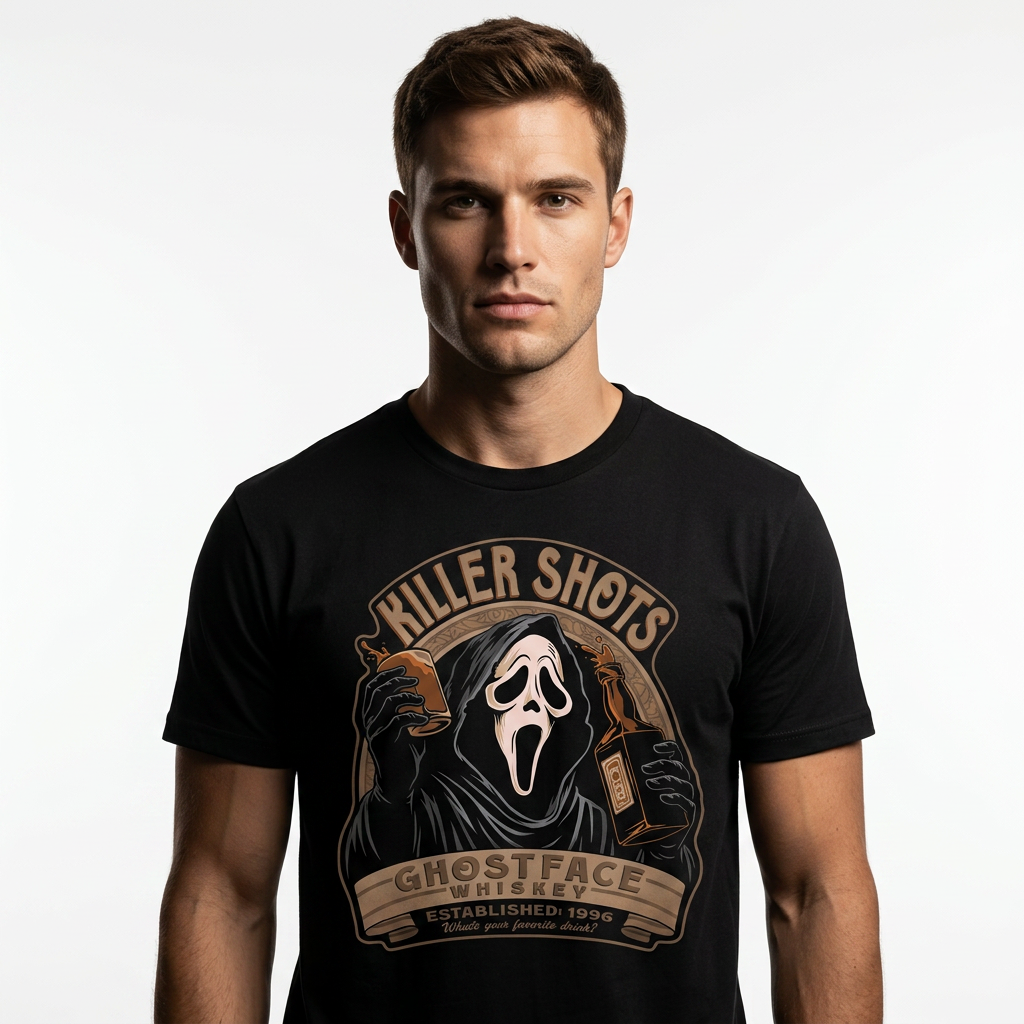 T-Shirt Ghost Face Killer Shots - Edition Horror Cult 1996 Legend Stuff