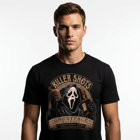 T-Shirt Ghost Face Killer Shots - Edition Horror Cult 1996 Legend Stuff