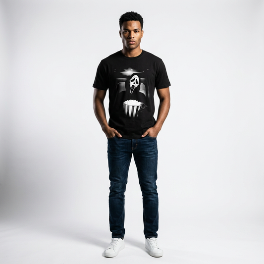 T-Shirt Ghost Face Horror Cinema - Premium Edition Ghost Face