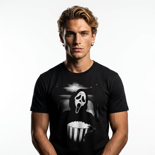 T-Shirt Ghost Face Horror Cinema - Premium Edition Ghost Face
