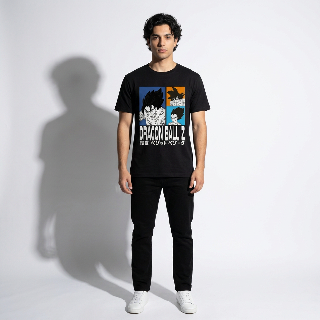 T-shirt Dragon Ball Z Goku et Vegeta pour fans Dragon Ball Z