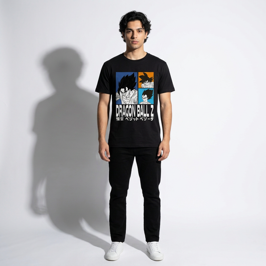 T-shirt Dragon Ball Z Goku et Vegeta pour fans Dragon Ball Z