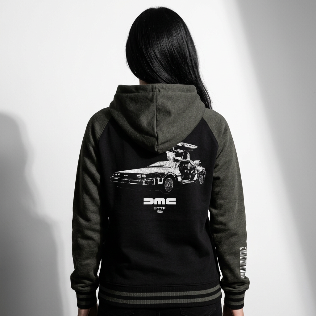 Sweat-shirt Retour vers le Future DMC DeLorean
