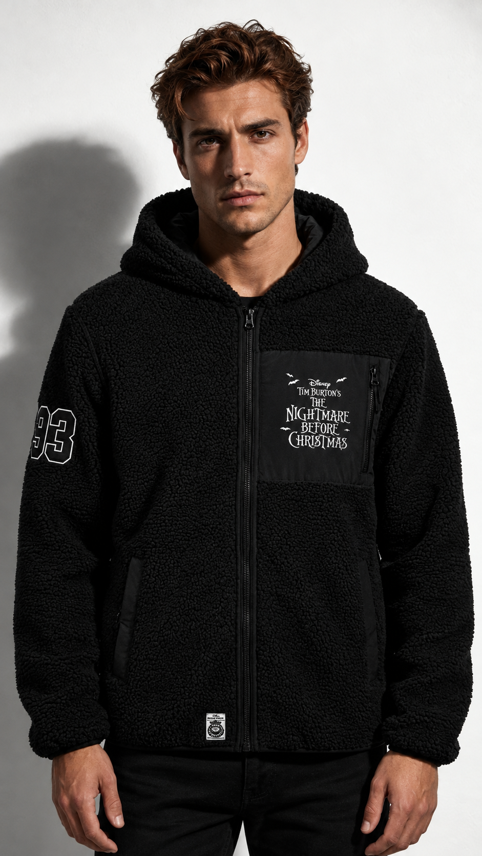 Veste Sherpa Homme Disney — Noire