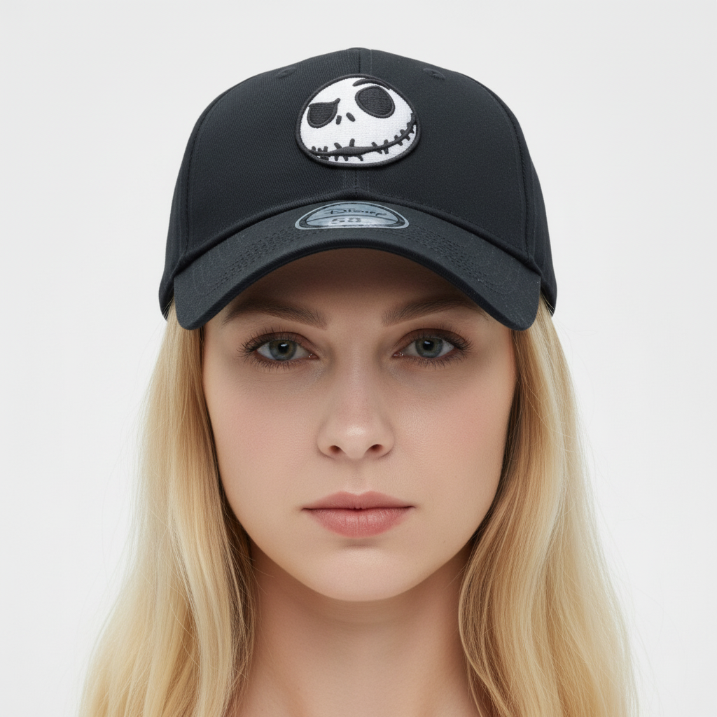 Casquette Disney Jack Skullington Logo Noir