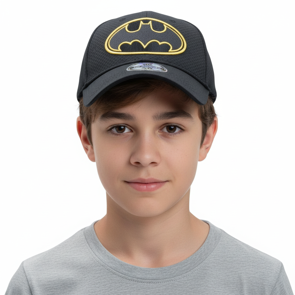 Casquette DC Comics Batman avec Logo Embroiderie Or