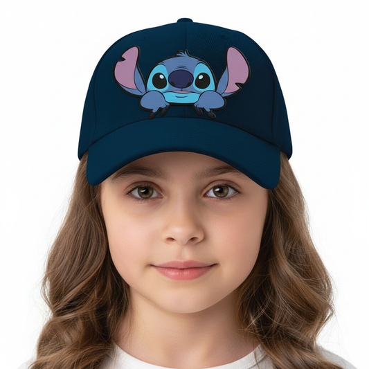 Casquette Stitch Disney avec Visière Réglable
