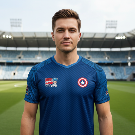 Maillot Foot Captain America Jersey 41