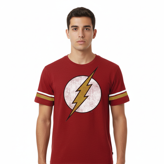 T-shirt Rouge Flash DC Comics Officiel