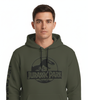 Hoodie Kaki Jurassic Park Officiel – Logo T-Rex