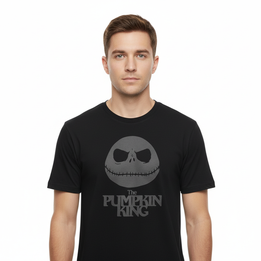 T-shirt Disney Jack Skellington Officiel Minimaliste