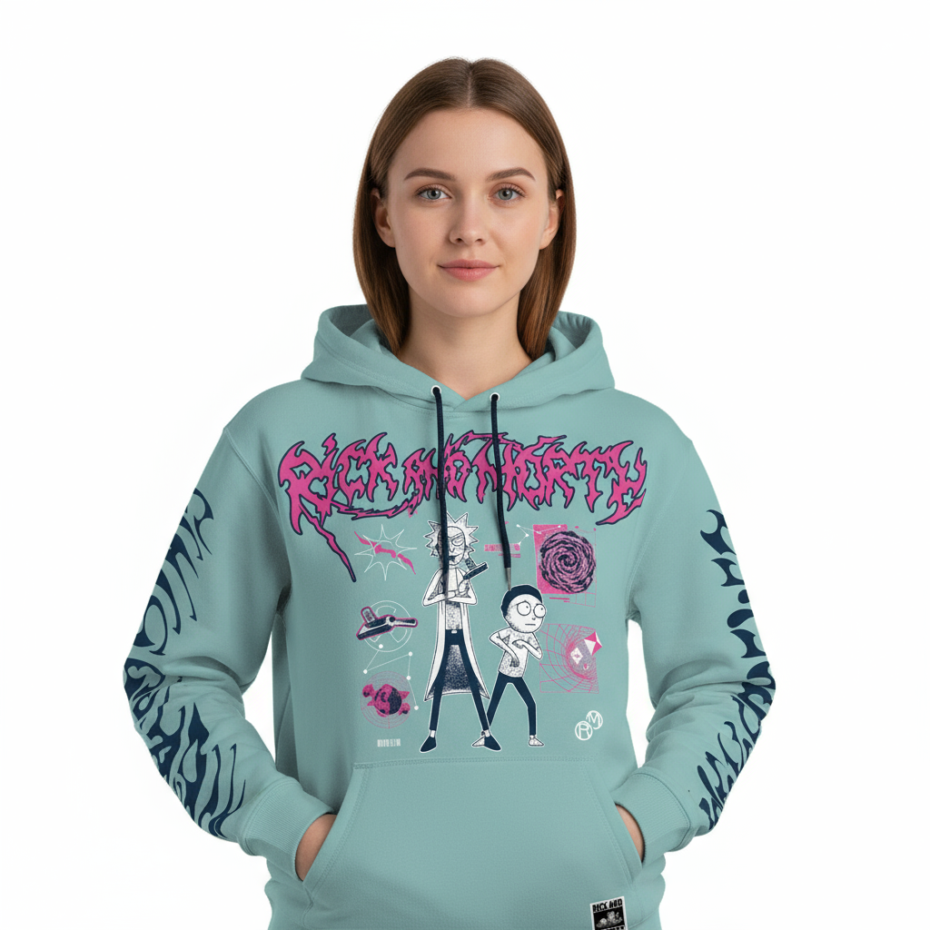 Hoodie Officiel Rick and Morty - Design Portal Unique