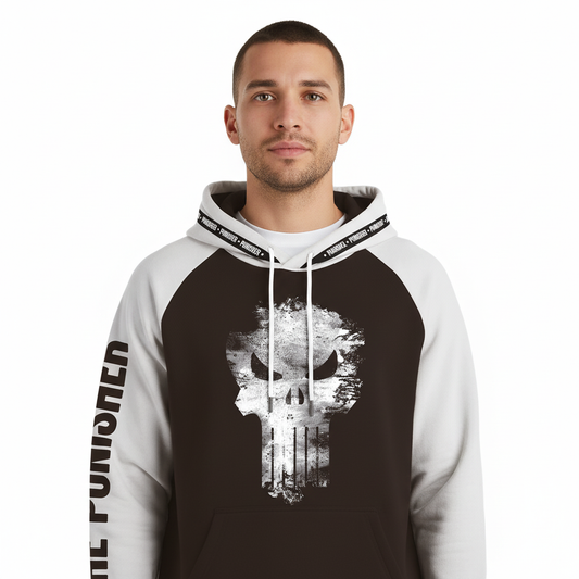 Hoodie Marvel The Punisher Officiel - Crâne Distress