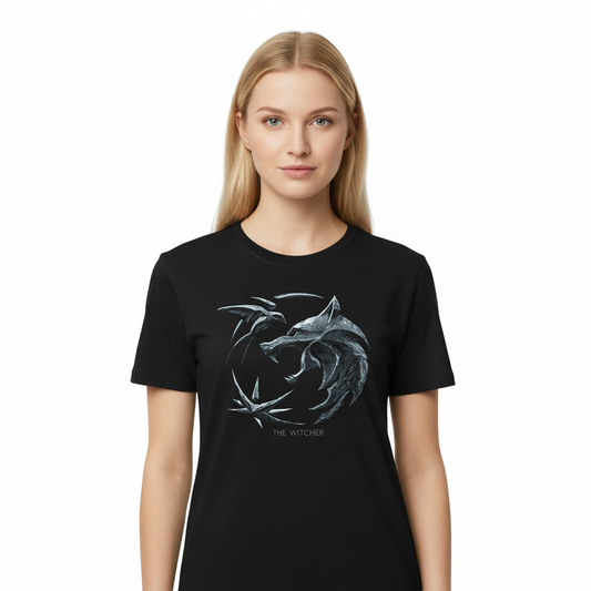 T-shirt Witcher - Logo Loup