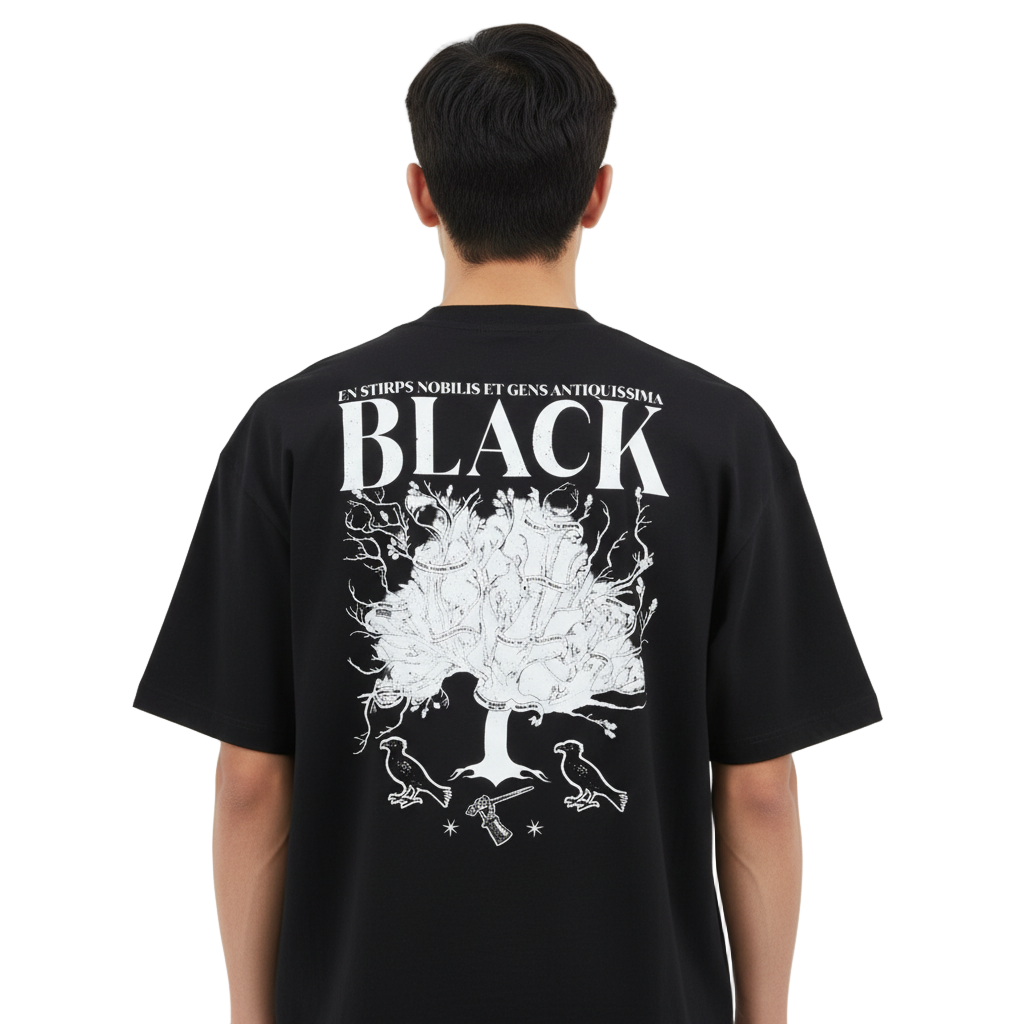 T-shirt Harry Potter Officiel - Maison Black