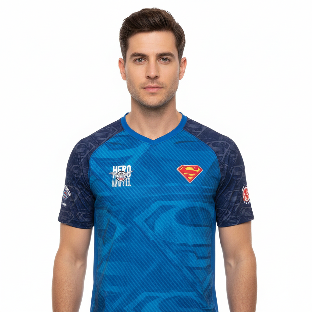Maillot Soccer Superman Inspiré Pop Culture