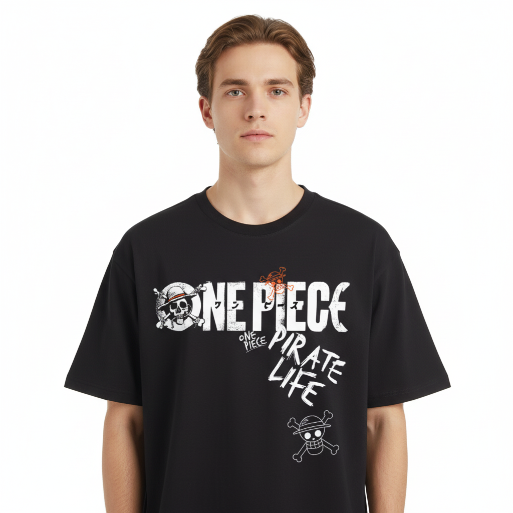 T-Shirt Officiel One Piece – Pirate Life Logo