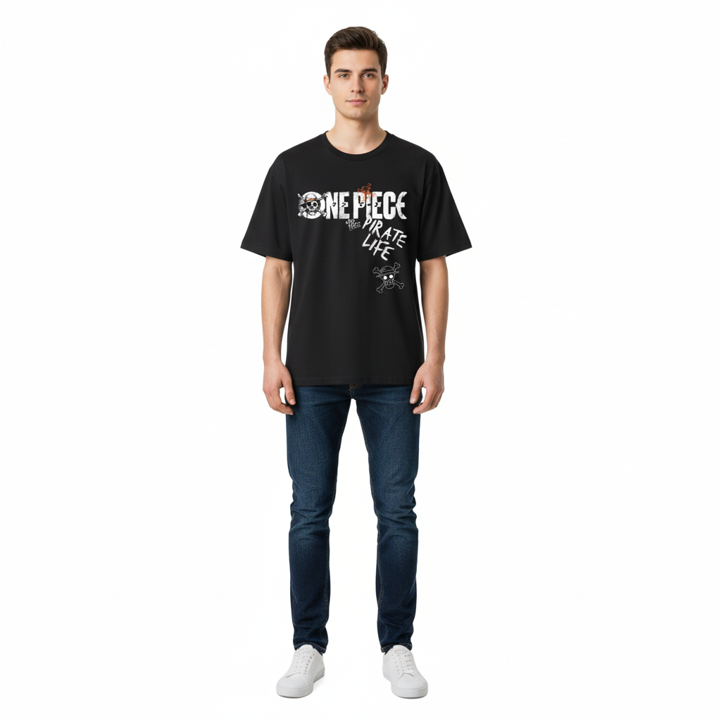 T-Shirt Officiel One Piece – Pirate Life Logo